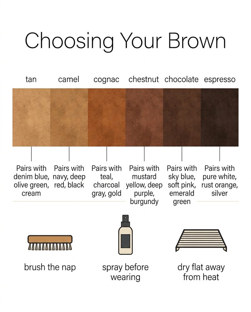 Brown Suede Jacket: How to Style a Wardrobe Staple